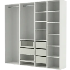 Dressing Casa 210 cm blanc