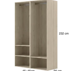 Dressing Casa 90 cm Chêne hickory