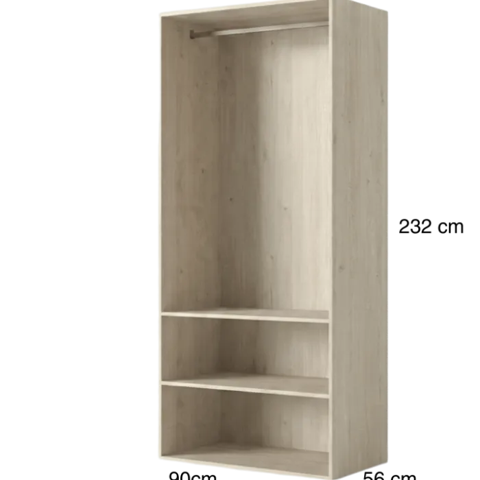Dressing Casa 90 cm chêne hickory