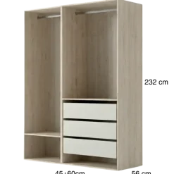 Dressing Casa 105 cm Chêne hickory