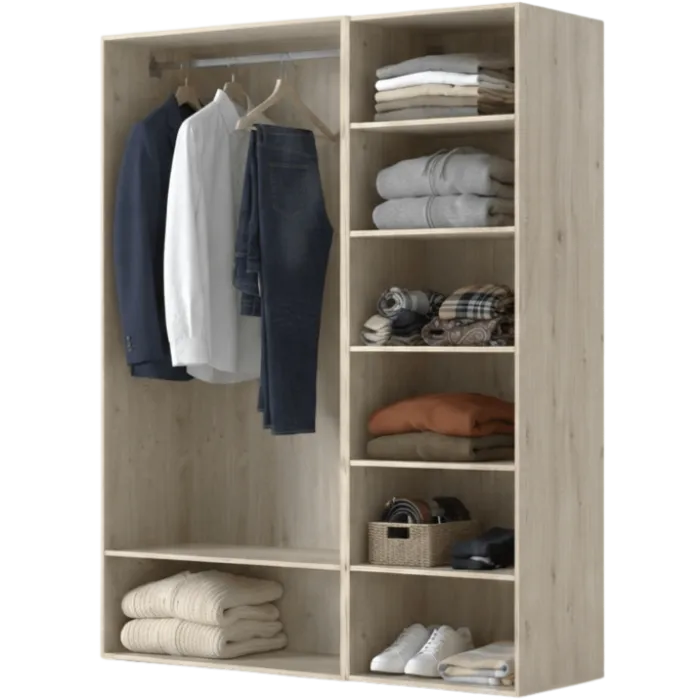 Dressing Casa 105 cm Chêne Hickory