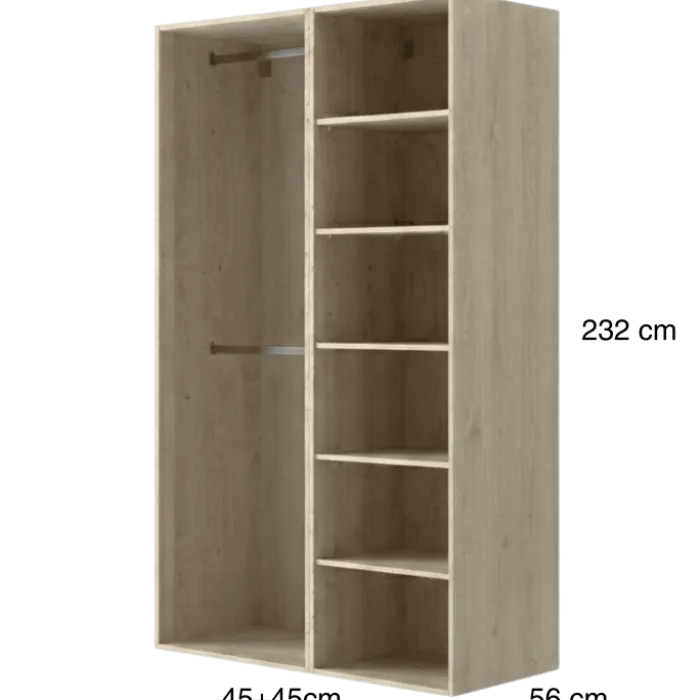 Dressing Casa 90 cm Chêne hickory