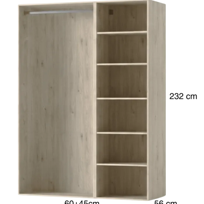 Dressing Casa 105 cm Chêne hickory
