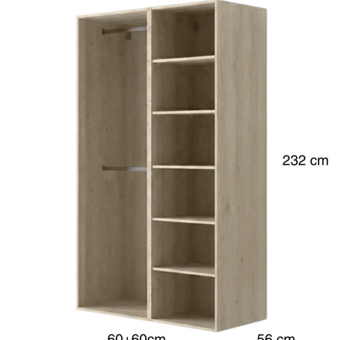 Dressing Casa 120 cm Chêne hickory