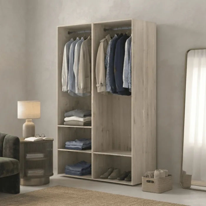 Dressing Casa 120 cm Chêne Hickory