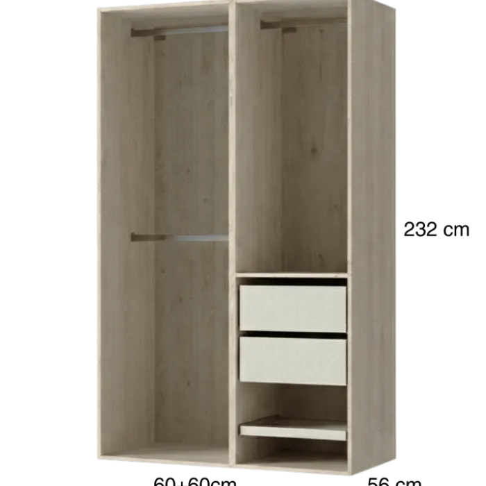 Dressing Casa 120 cm Chêne hickory