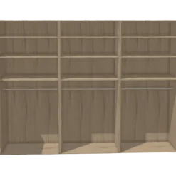 Dressing casa 270 cm chêne hickory