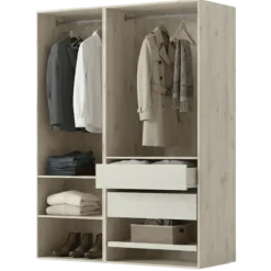 Dressing Casa 135 cm Chêne hickory