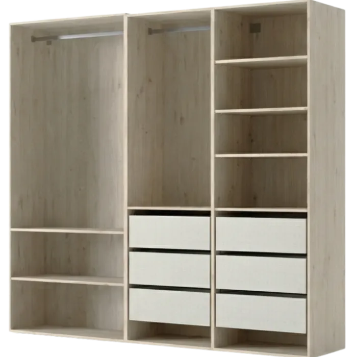 Dressing Casa 210 cm chêne hickory