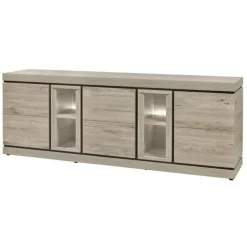 Dressoir Belluno chêne millenium gris