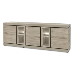 Dressoir Belluno chêne millenium gris