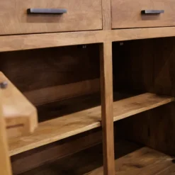 Dressoir DHRUV bois mange/nougat