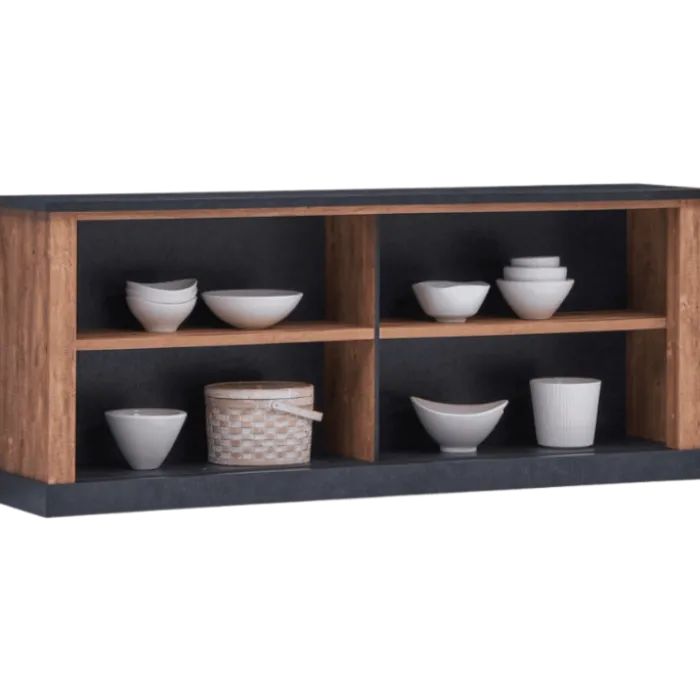 Dressoir Etienne industrial oak/noir