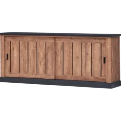 Dressoir Etienne industrial oak/noir