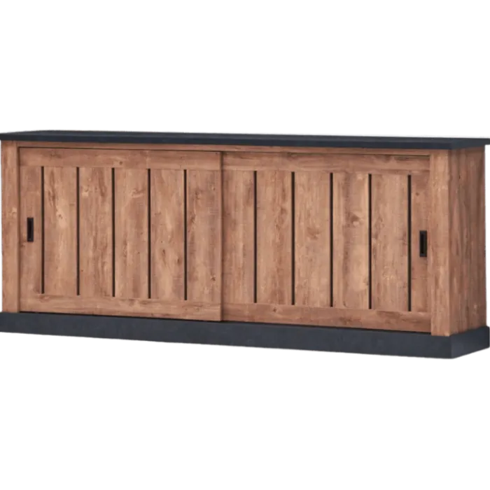 Dressoir Etienne industrial oak/noir