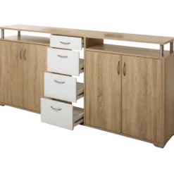 Dressoir Maximo - son oma et blanc