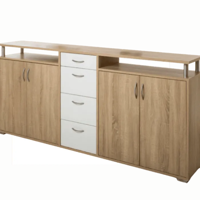 Dressoir Maximo - son oma et blanc