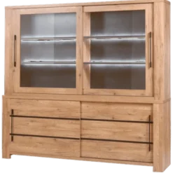 Dressoir + Vaisselier Otto scarlet oak