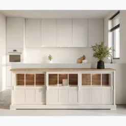 Dressoir vitrée Dr2 PAtio blanc
