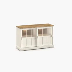 Dressoir vitrée dr4 Patio blanc