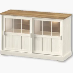 Dressoir vitrée dr4 Patio blanc
