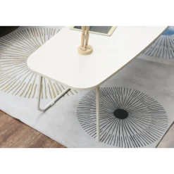 ELIAS - SET DE 2 TABLES BASSES CREAM JESF