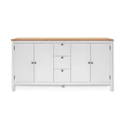 Enfilade Bergen 51 blanc/chêne artisan
