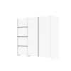 Enfilade 2 portes et 4 tiroirs Mosaik blanc ( sur commande )