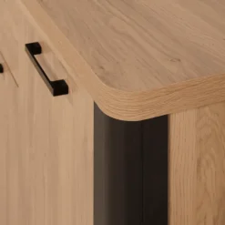 Ensemble Dressoir, table et vitrine Mateo