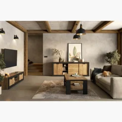 Ensemble salle à manger Dressoir + table TUDOR ( sans chaises )