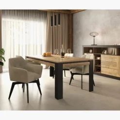 Ensemble salle à manger Dressoir + table TUDOR ( sans chaises )
