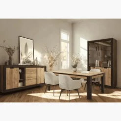 Ensemble salle à manger Dressoir + table TUDOR ( sans chaises )