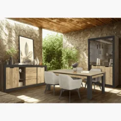 Ensemble salle à manger Dressoir + table TUDOR ( sans chaises )