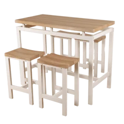 Ensemble Selene - table haute + 4 tabourets