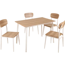 Ensemble table et 4 chaises Numa