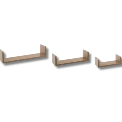 Etagère Bord x3 Chêne fixy