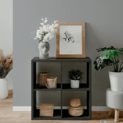 Etagère carré max 4 anthracite