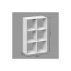 Etagère 6 cases Modul Blanc 138909 C