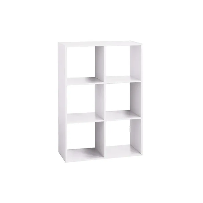 Etagère 6 cases Modul Blanc 138909 C