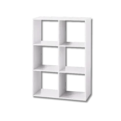 Etagère 6 cases Modul Blanc 138909 C