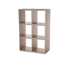 Etagère 6 cases naturel 139909