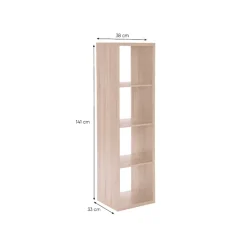 Etagère colonne Max 4 chêne sonoma