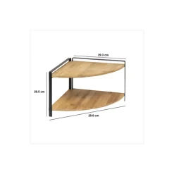 Etagère d'angle - Ordera Bambou