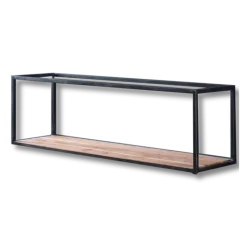 Etagère métal et acacia 2424/15