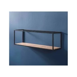 Etagère métal et acacia 2424/15