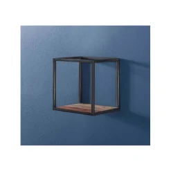 Etagère métal et acacia 30cm 2421/15