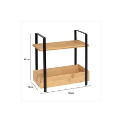 Etagère Odera bambou noir