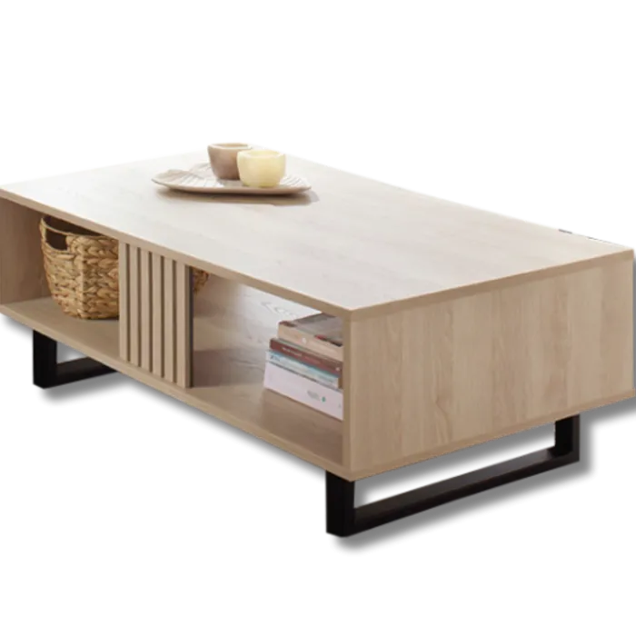 Faro - Table basse - Chêne sable