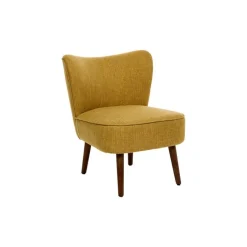 Fauteuil Aera tissu ocre