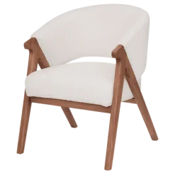 Fauteuil Amza blanc
